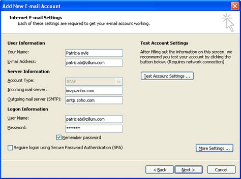 When you see the success message, you're ready to start using your email address with. Taona Designs | Steps to Configure Zoho Mail account as ...