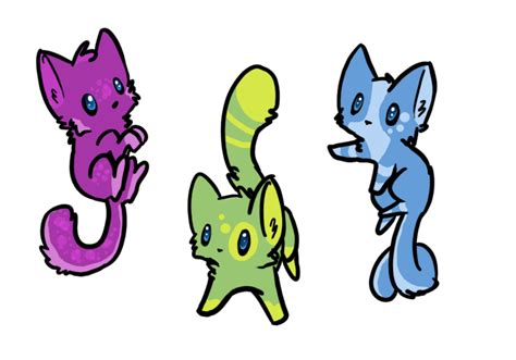 Chibi Cats Adoptables Closed By Fromage Bleu On Deviantart