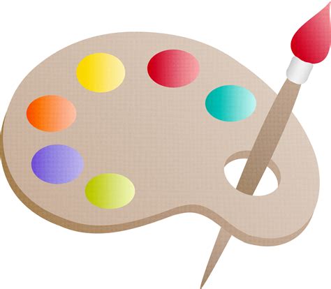 Drawing Painting Palette Clip Art Paint Png Download 12211069
