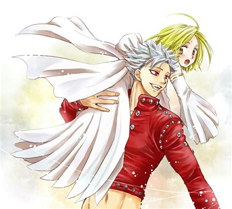 Ban And Elaine Nanatsu No Taizai Fanart Manga Manga Anime Fairy Tail