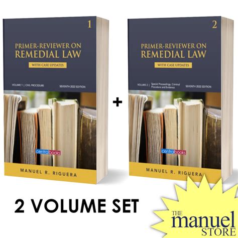 Riguera 2022 Set Remedial Law Reviewer Vol 1 And 2 Primer On
