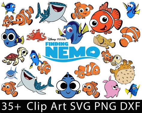 Nemo Silhouette Finding Nemo Svg Finding Nemo Clipart Nemo Images And Photos Finder