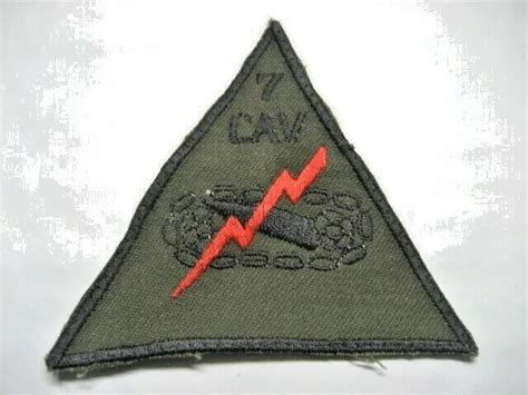 Us Army Patch 7th Armored Cavalry Regimentww2 2975 Picclick