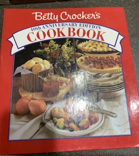 BETTY CROCKER S 40TH Anniversary Edition Cookbook 5 Ring Binder 1991