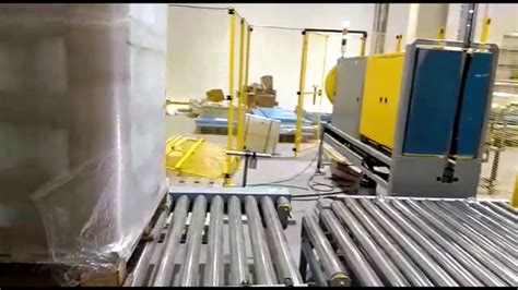 NIDO Fully Automatic Pallet Wrapping Strapping Machine Online YouTube