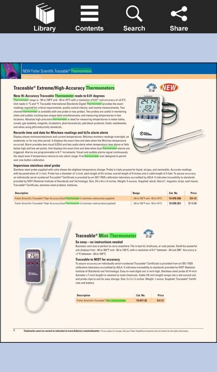 Fisher Scientific Catalog by Thermo Fisher Scientific