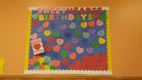 February Birthday Board Idea If You Want To Make It Coloful And More