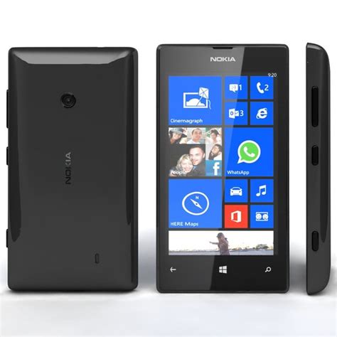 Maybe you would like to learn more about one of these? nokia lumia 520 black 3d model
