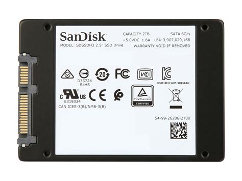 sandisk ultra 3d 2 5 2tb sata iii 3d nand internal solid state drive ssd sdss ebay