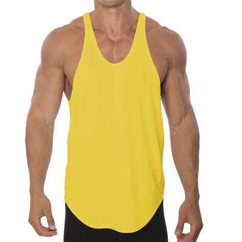 Bodybuilding Racerback Y Back Muscle Stringer Vest Tops Oversized