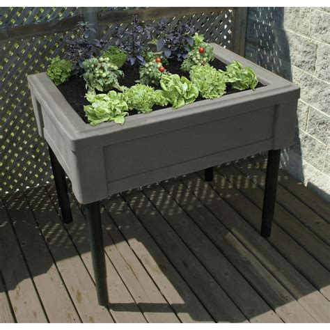 Garden Gardening Table Ideas Portable Garden Raised Planter Boxes