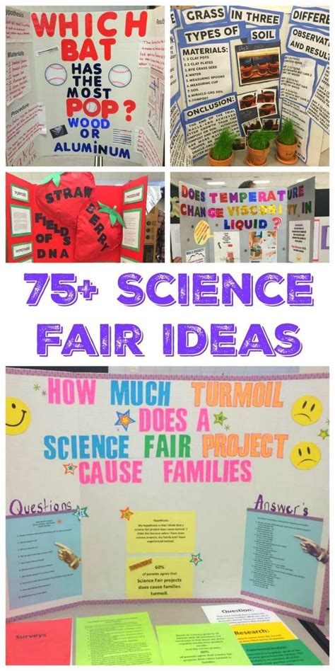 75 Fantastic Science Fair Project Ideas Momdot Middle School