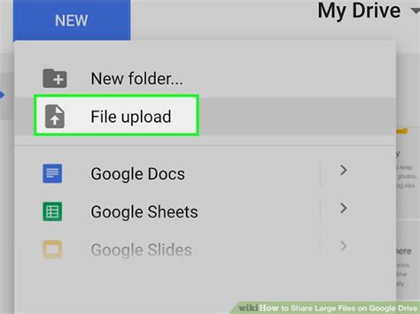 Locate the file that you wish to download and select it. How to Share Large Files on Google Drive: 14 Steps (with ...