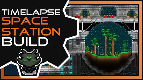 Lets Build A Space Station Timelapse Build Terraria Youtube