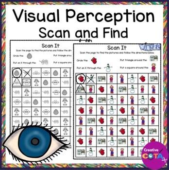 Occupational Therapy Eye Tracking Visual Perceptual Activities TpT