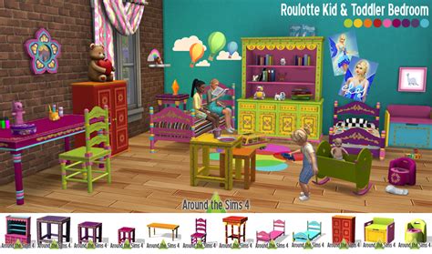 Around The Sims 4 Custom Content Download Roulotte Kid And Toddler
