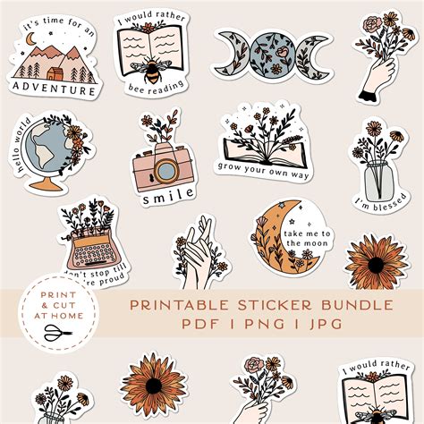 Sticker Printables Set Of Weekly Or Daily Planner And Diaries Vector