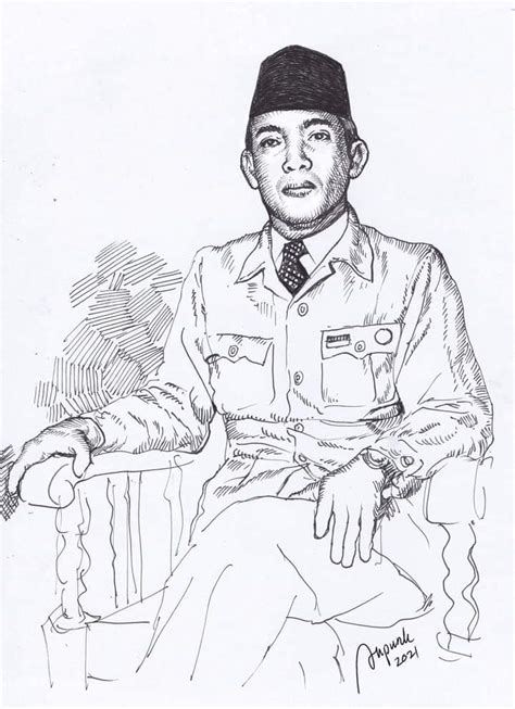 Detail Sketsa Gambar Pahlawan Nasional Koleksi Nomer 35