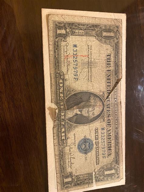 Original 1935 D 1 Dollar Bill Silver Certificate | Etsy