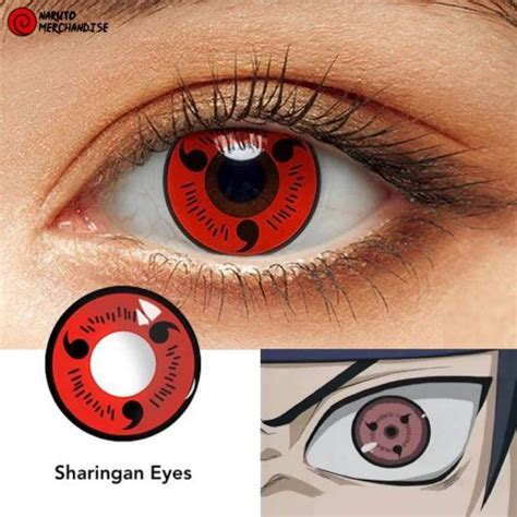 Naruto Contacts Sharingan Contact Lenses Naruto Apparel