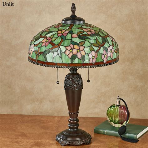 Amara Floral Stained Glass Table Lamp