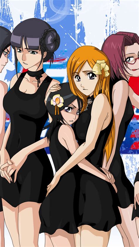 Anime Bleach Chizuru Honshou Nanao Ise Lisa Yadomaru Nemu Kurotsuchi Orihime Inoue