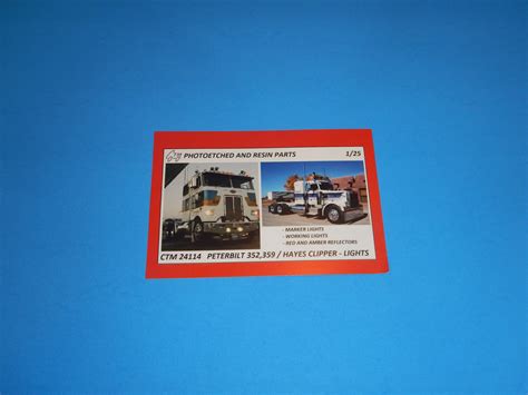PETERBILT 352/359, HAYES CLIPPER LIGHTS, 24114 — Sour Krauts Model Trucks