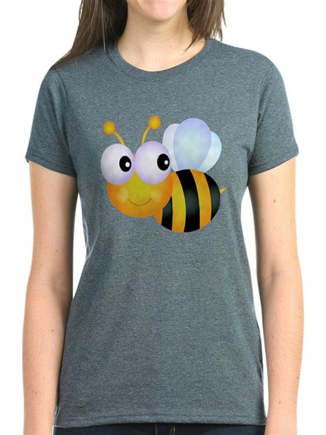 Cafepress Cafepress Cute Cartoon Bumble Bee Womens Dark T Shirt