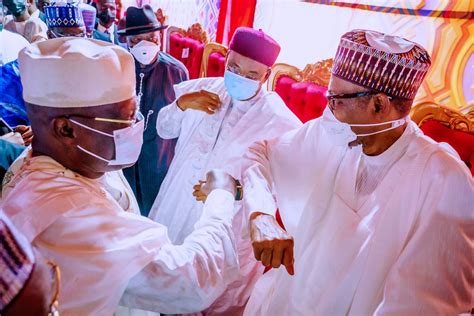 Bichi Agog As Buhari’s Son Marries Emir’s Daughter Photos