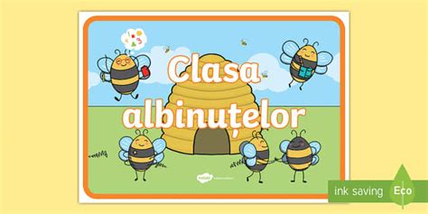 Clasa Albinuțelor Planșă Format A4 Teacher Made