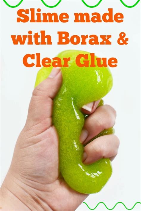 If you have colorless liquid detergent you're going to have clear a slime also you can add food coloring but i got here going. How to make slime from Borax & Clear Glue! | Clear glue ...