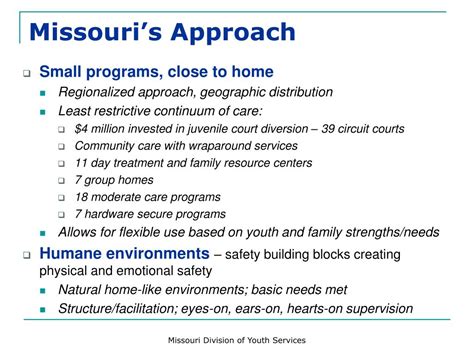Ppt Missouri Dss Division Of Youth Services Powerpoint Presentation