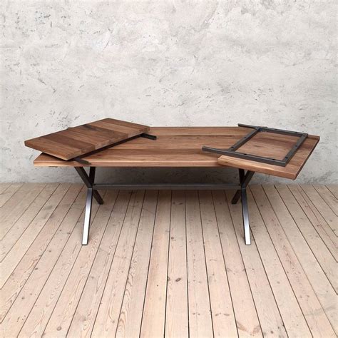 Live edge celebrity dining room table; Richmond Extendable Live Edge Walnut Dining Table By Cosy Wood | notonthehighstreet.com
