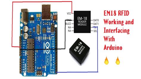 Em18 Rfid Reader Module Working And Interfacing With Arduino Hindi