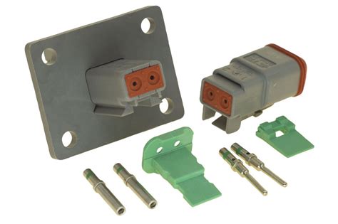 Deutsch Dt Flange Mount 2 Way Connector Kit Ti Performance