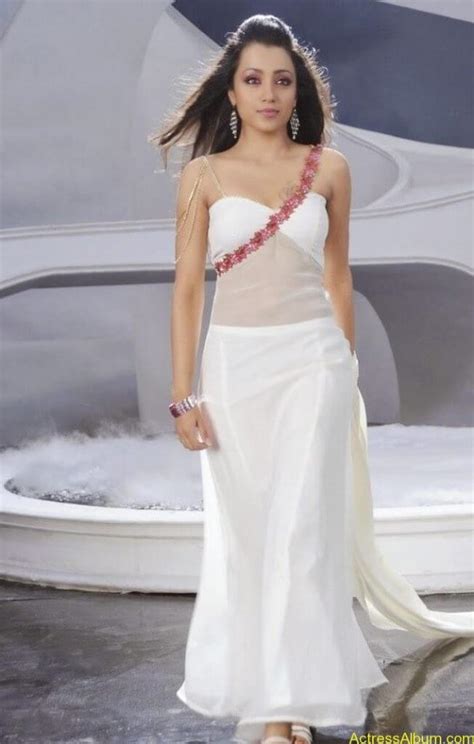 Trisha Krishnan Hot In White Dress Actress Album