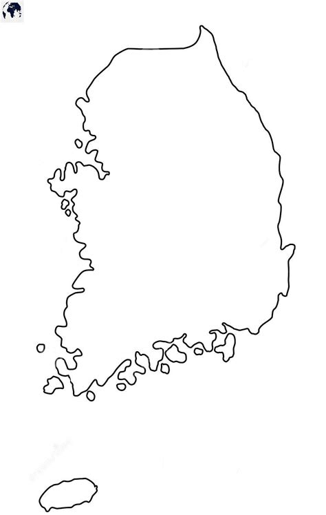 Printable Blank South Korea Map With Outline Transparent Map Map Of North Korea South Korea