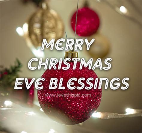 Golden Merry Christmas Eve Blessings Good Morning Pictures Photos My