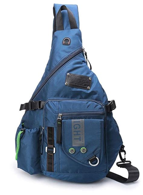 Large Sling Backpack Sling Chest Bag Shoulder Crossbody Daypacks Fits