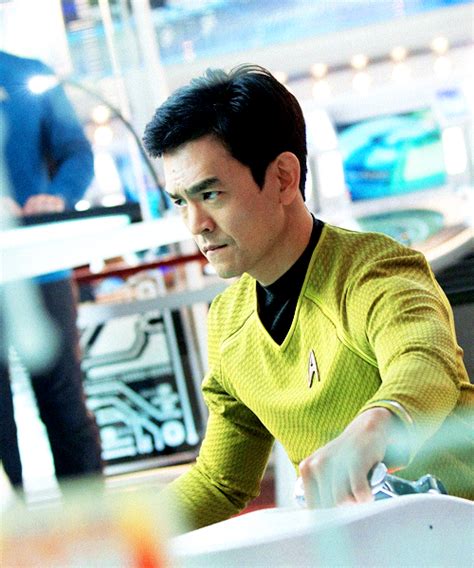 name hikaru sulu played by john cho work medium star trek film series comes out in star