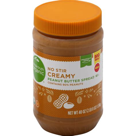 Simple Truth Organic No Stir Creamy Peanut Butter 40 Oz Shipt
