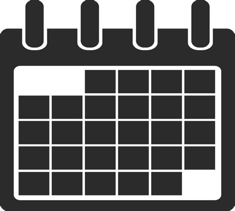 Calendario Icono Minimalista · Free Vector Graphic On Pixabay