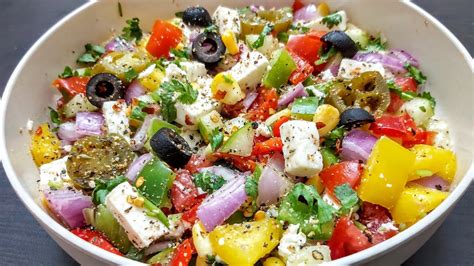 Protein Salad Paneer Salad Recipe For Weight Loss Healthy Veg