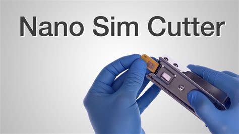 Insert the end of a small paper clip or sim eject tool into the hole on the sim card tray. How to use iPhone 5 Nano Sim Card Cutter - YouTube