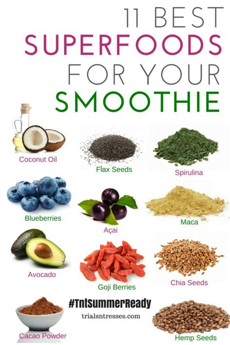 11 Best Superfoods To Add To Your Smoothie Millennial In Debt Best