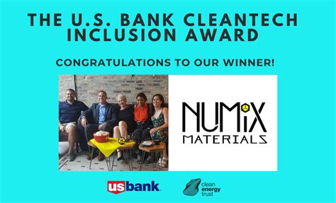 The clean energy finance corporation (cefc) is the green bank that has $10 billion to invest on behalf of the australian government in projects that help the nation transition to lower emissions. NUMiX Materials Awarded the U.S. Bank Cleantech Inclusion ...