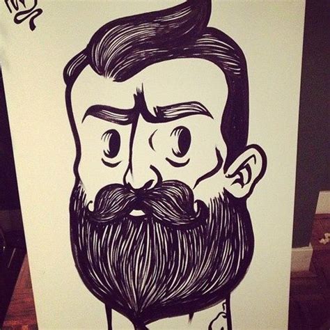 Cute Beard Art Bearded Beards Man Men Mustache Would Make A Nice Tattoo