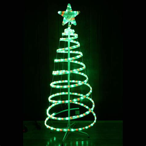 Green Spiral Christmas Tree Best Decorations