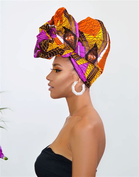 20 African Head Wraps For Women And How To Tie Them Natural Hair