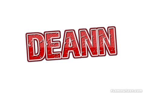 Deann Logo Free Name Design Tool From Flaming Text